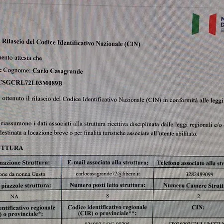 Locazione Da Nonna Gusta *